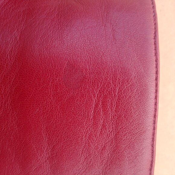 Agnona Italy soft red leather high heel ankle boots size 39 - Picture 15 of 16